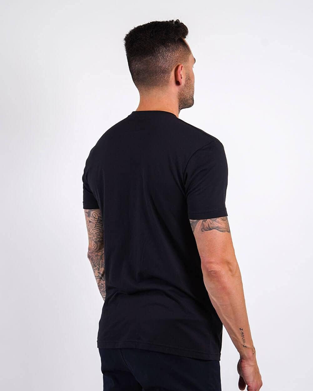 Vapor Space Mens Graphic Tee - Cool Novelty Design Crewneck T Shirts for Guys (Black, X-Large)